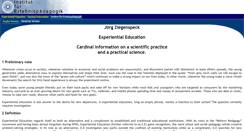 Desktop Screenshot of institut-fuer-erlebnispaedagogik.de